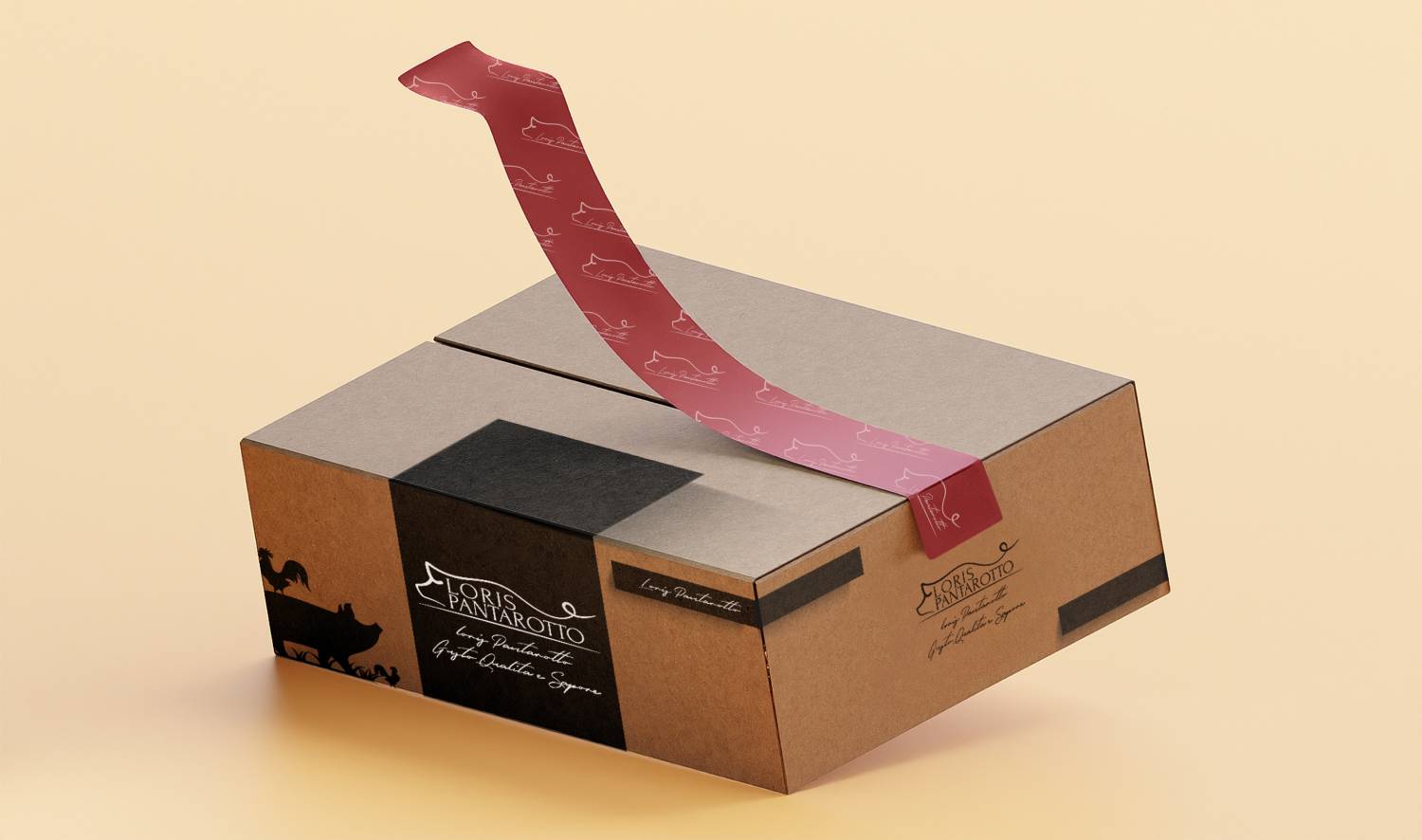 Estensione del logo su scatola