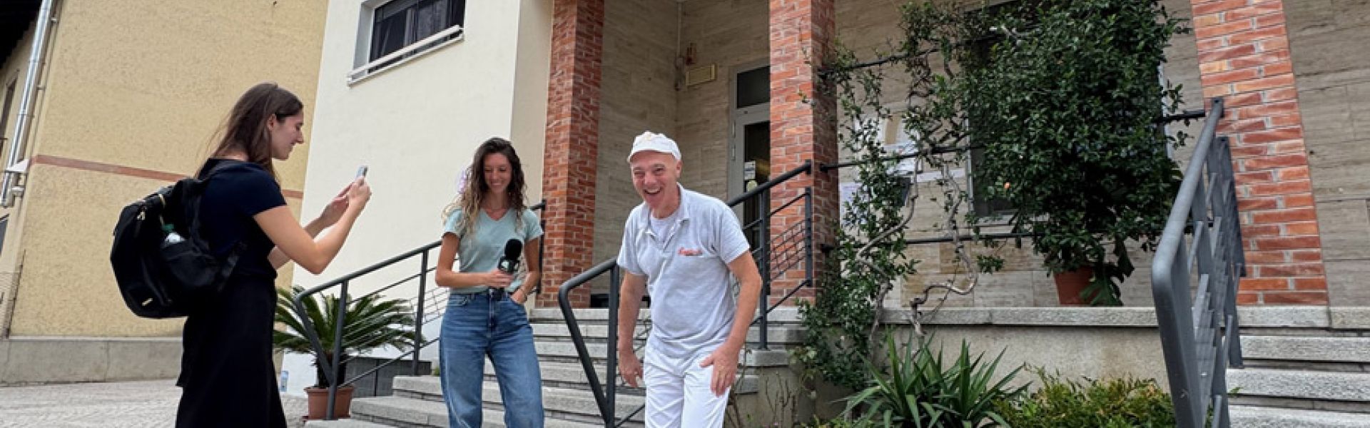 Foto intervista al casaro